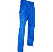 LMA Pantalon braguette  boutons CLOU 100% coton bleu bugatti - T36