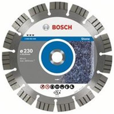 DISQUE À TRONÇONNER DIAMANTÉ BEST FOR STONE 115X22,23X2,2X12 MM BOSCH