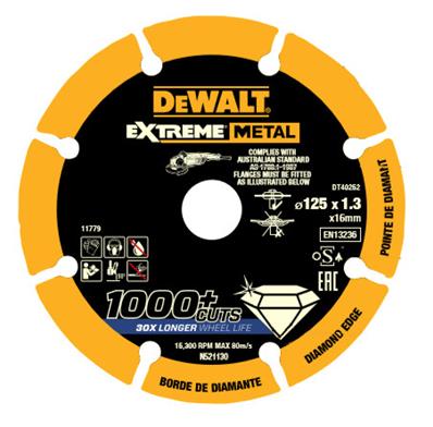 Dewalt Disque Extreme Métal 230 x x 22.23 x 1.5 mm Réf DT40255-QZ