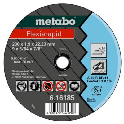 METABO 25 unit. Flexiarapid 150x1,6x22,2 acier inoxydable - 616183000
