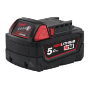 Pack de 3 Batteries Milwaukee M18™ REDLITHIUM™ 5,0 Ah avec Chargeur Rapide - M18 NRG-503 - 4933451423