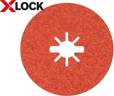 DISQUE SUR FIBRE CÉRAMIQUE X-LOCK PRISMA R782 125MM 22,23MM G36 BOSCH