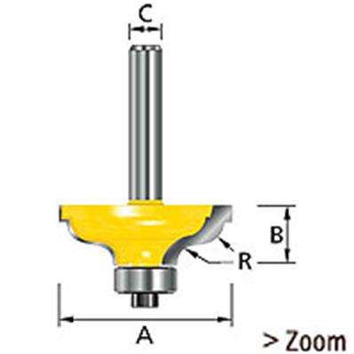 FRAISE A PROFILER D34.9 Q8 MAKITA - D-11586