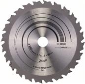 LAME DE SCIE CIRCULAIRE SPEEDLINE WOOD 165 X 20/16 X 1,7 MM, 24 BOSCH