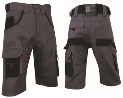 LMA Bermuda bicolore gris nuit/noir CALCAIRE 6027 - T38