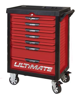SERVANTE ULTIMATE ROUGE, 7 TIROIRS - KS TOOLS - 809.0007