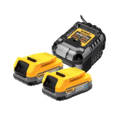 PACK 2 BATTERIES POWERSTACK XR 18V 1.7AH LI-ION + CHARGEUR DEWALT