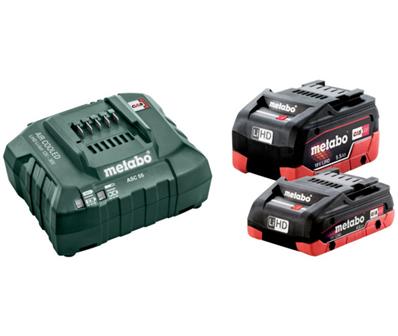 Pack énergie 18V 1x4,0Ah LiHD, 1x5,5Ah LiHD, ASC 55, METABO