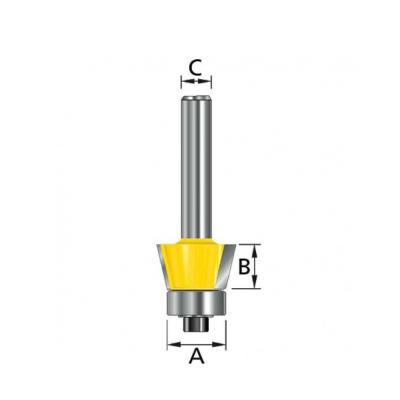 FRAISE A CHANFREINER RLT BILLE D14.5 Q8 MAKITA - D-10590