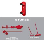 MILWAUKEE RANGEMENT  OUTIL LONGUES MANCHE PACKOUT 4932493382