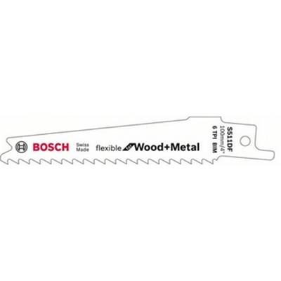 LAMES DE SCIE SABRE – FLEXIBLE FOR WOOD AND METAL BOSCH 2608657722