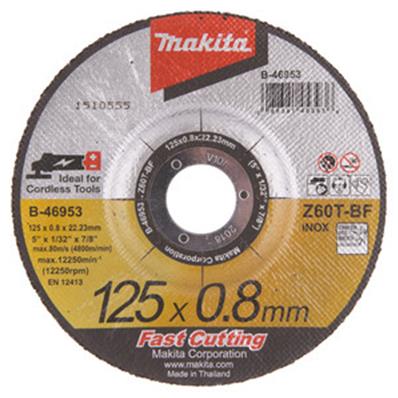 DISQUE A TRONÇONNER METAL DEP 125X0,8X22,23MM Z60T MAKITA - B-46953