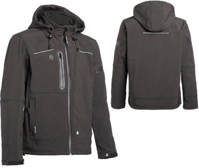 NW VESTE SOFSHELL 1133 NOIR - FLORES XXL