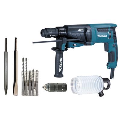 PERFORATEUR BURINEUR SDS+ 2,4J 800W AVT + ACCESS MAKITA - HR2631FTX4