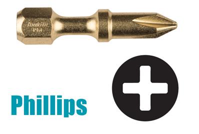 EMBOUTS SHORTON IMPACT GOLD PH2 (2 PCS) MAKITA - B-42195