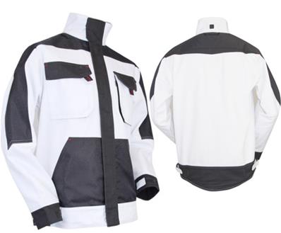 LMA Blouson peintre Authentic blanc/gris nuit TRACEUR 2128 - T4