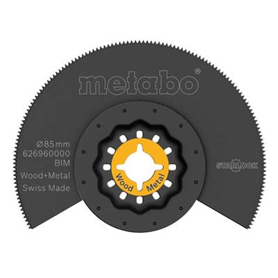 METABO Lame segmentée 85 mm bimétal (bois + métal) - 626960000