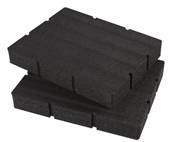 MILWAUKEE INSERTS MOUSSE PACKOUT COFFRET 2 TIROIRS x 2 PCES 4932479157