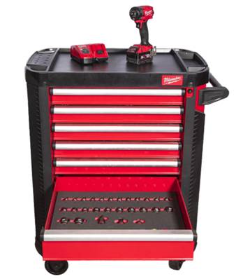 MILWAUKEE SERVANTE EQUIPÉE HT TOOLGUARD 245 OUTILS 4932493817