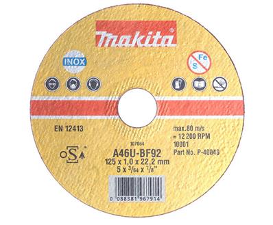 DISC TRONC 125X1,6 METAL/INOX MAKITA - B-46931