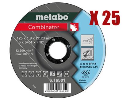 COMBINATOR 125X1,9X22,23 INOX METABO - 616501000
