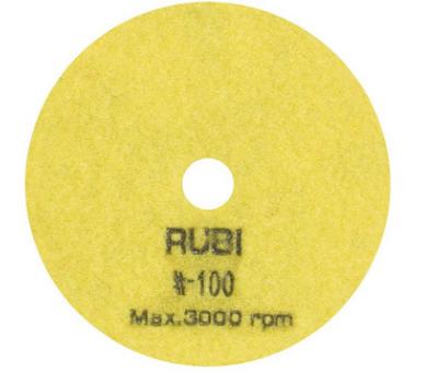 DISQUE DIAMANT POLISSAGE PONCAGE A SEC Ø100 MM GR. 100 RUBI - 62971