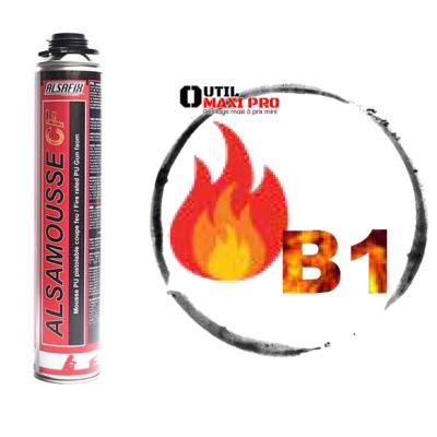 ALSAFIX Mousse Polyuréthane coupe feu 750 ml - PO08137