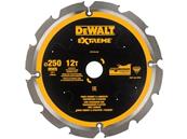 Dewalt L. scie circ denture diamant 250x30mm 12T FT angle attaque 12