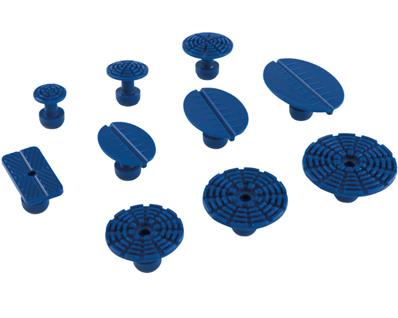 KSTools Pastilles débosselage à coller, elliptiques, plates, 40x22mm