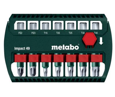 ASSORT. D'EMBOUTS IMPACT 7 PCS. 49 MM METABO - 628850000