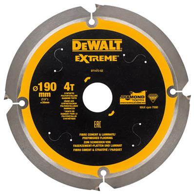 Dewalt L. scie circ portative denture diamant, 190x30mm, 4T