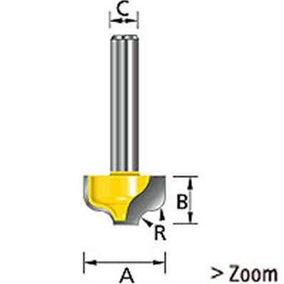 FRAISE 1/4 ROND Q 8 DIA 21 MAKITA - D-10986