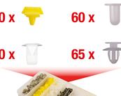 ASSORTIMENT D'AGRAFES POUR RENAULT, 300 PCS - KS TOOLS