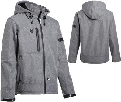 NW VESTE SOFSHELL 1133 GRIS CHINE - FLORES XXL