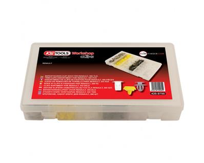 ASSORTIMENT D'AGRAFES POUR RENAULT, 300 PCS - KS TOOLS