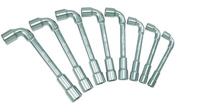 JEU DE 8 CLÉS PIPE DÉBOUCHÉES MÉTRIQUES - 6PANS - EN BOÎTE - KS TOOLS