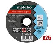 Flexiamant super 125x6,0x22,2 acier inox METABO - 616747000