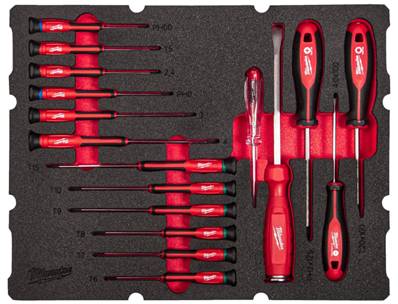 MILWAUKEE PACKOUT TOURNEVIS PRECISION 17PC 4932493644