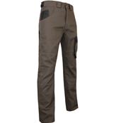 LMA Pantalon bicolore de travail Taupe/noir TERREAU 1490 - T38