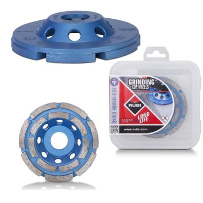 MEULE A EBARBER BETON DOUBLE COURONNE Ø100 RUBI - 5917