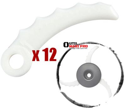 SET LAMES PLASTIQUES (12PCS/3SETS) MAKITA - 198426-9