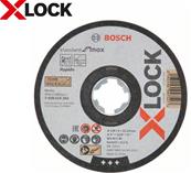 BOSCH Disque Xlock Std Inox 125x1 Plat