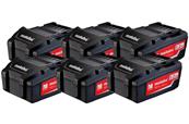 METABO Set 6 x Batteries Li-Power 18 V/5,2 Ah - 625152000