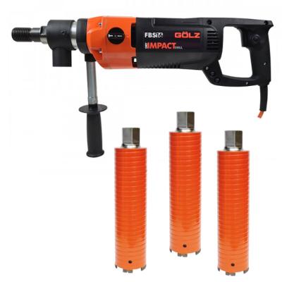 CAROTTEUSE PORTABLE FBS16 MICRO-PERCU A SEC + COURONNES OFFERTES GOLZ