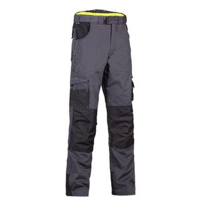 NW PANTALON DE TRAVAIL MULTIPOCHES 1204 GRIS/NOIR - ADAM T48