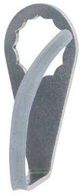 Kstools Lame grattoir couteau pare-brise, courbée droite, L. 24 mm