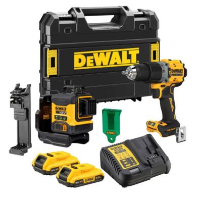 KIT 2 OUTILS XR 18V 2AH LI-ION - DEWALT - DCK2095D2T-QW
