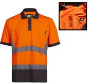 NW POLO HAUTE VISIBILIT� 1226 ORANGE - APOLLO XL