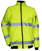LMA Parka 4 en 1 Haute visibilité Jaune fluo 5002 PREVENTION - T6