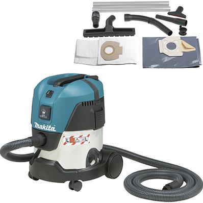 ASPIRATEUR L 1200W 20L INOX MAKITA - VC2012L